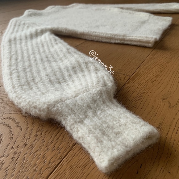 Reformation Tatum Sweater || Ivory - Picture 12 of 15